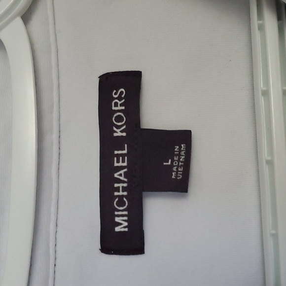 Michael Kors Size L Black Polo Shirt - Picture 2 of 5